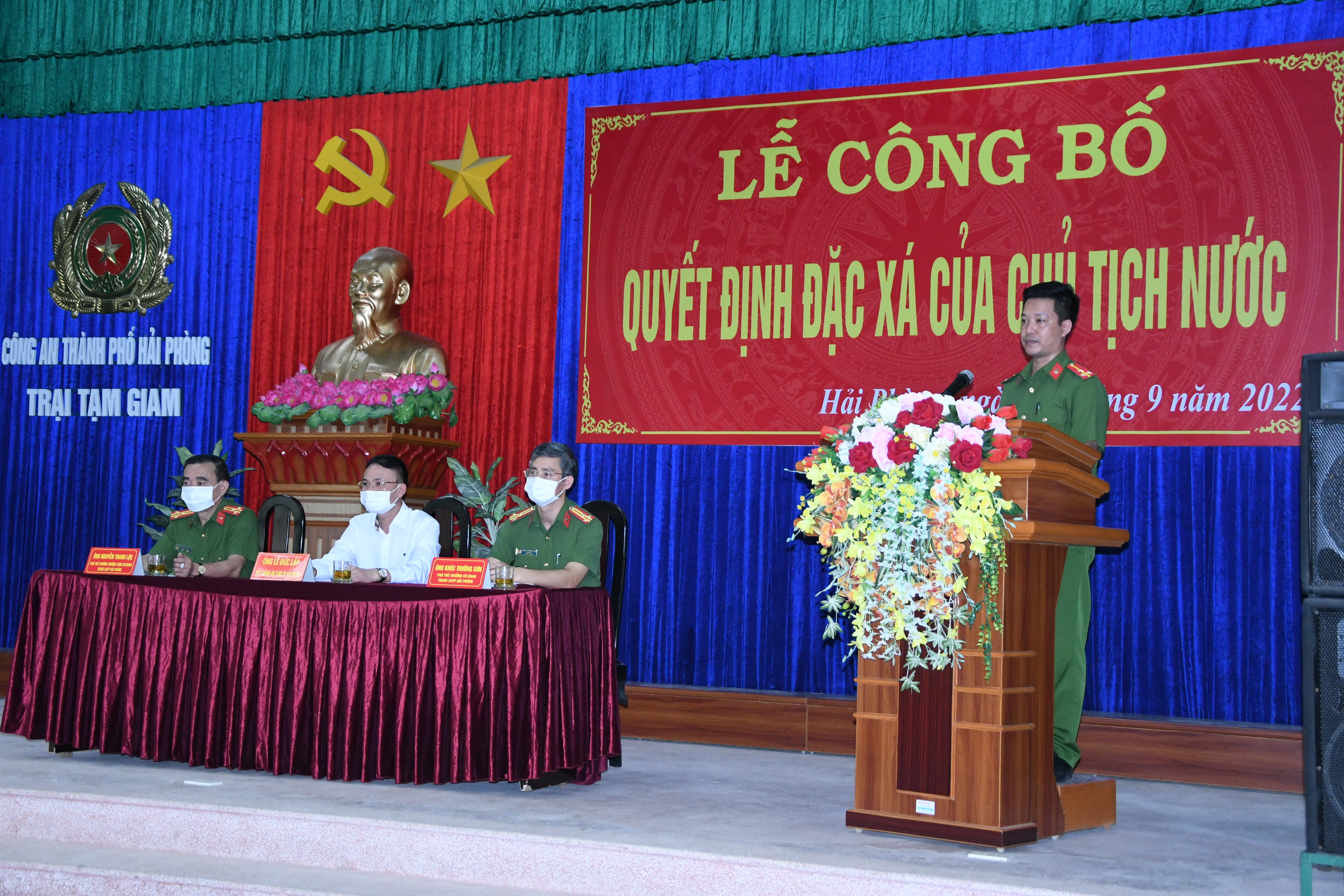 Công bố Quyết định đặc xá của Chủ tịch nước Cộng hoà xã hội chủ nghĩa Việt Nam nhân dịp Quốc khánh 2/9